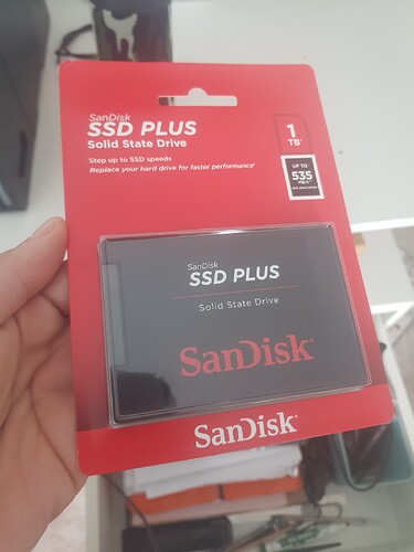 HD SSD de 1TB da Sandisk