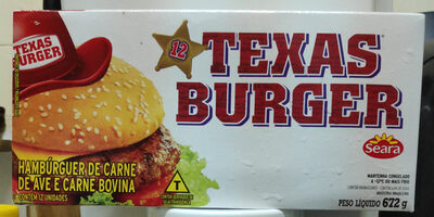 Carne de hamburguer Texas Burguer